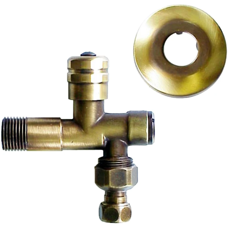 Rubinetto Filtro A Snodo Bronzato 1/2 X 10