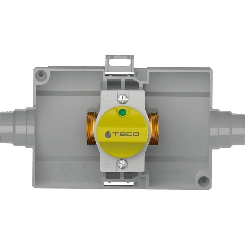 Rubinetto Di Intercettazione Gas Da Incasso Diritto K 2.0 Teco 3/4"