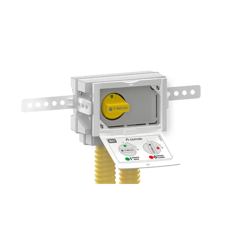 Rubinetto Di Intercettazione Gas Da Incasso A "U" K2. 1 'New' Teco 3/4" Dn 15