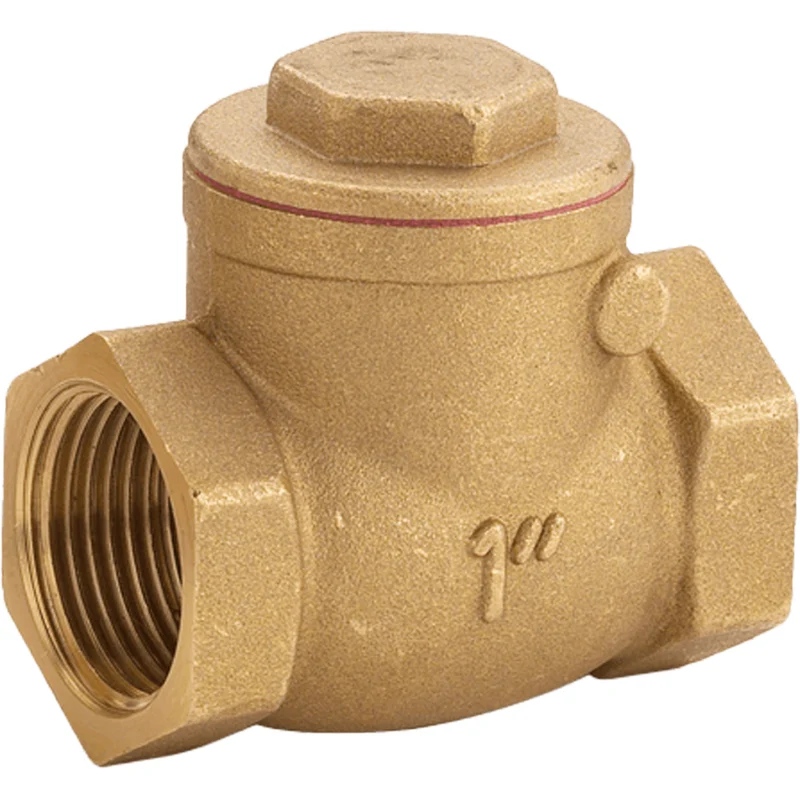 Valvola A Clapet F/F Ottone Sede Gomma 1"1/4