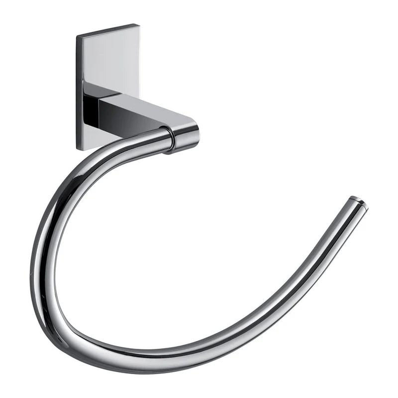 Portasalviette Ad Anello Maine Cromato