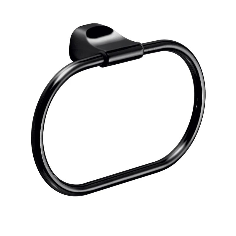 Porta Salvietta Ad Anello "Stelvio" Nero
