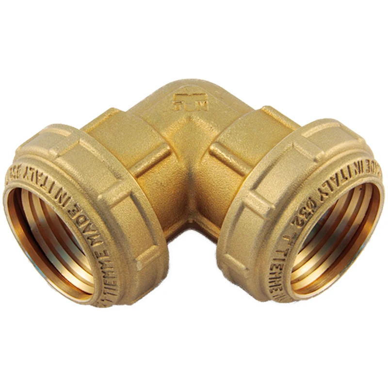 Raccordo Curvo Doppio Per Tubo Polietilene Pn 25 Tiemme 40 X 40
