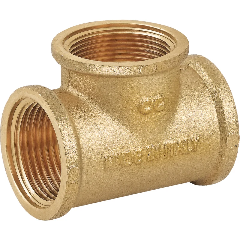 Raccordo A Tee Ottone Giallo 2"
