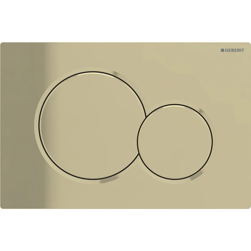 Placca Di Comando "Sigma 01" Ottone Lucido