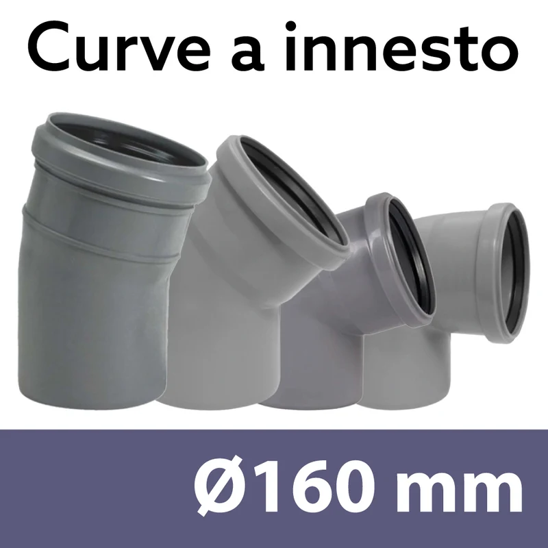 Curva Innesto Ø 160 30°