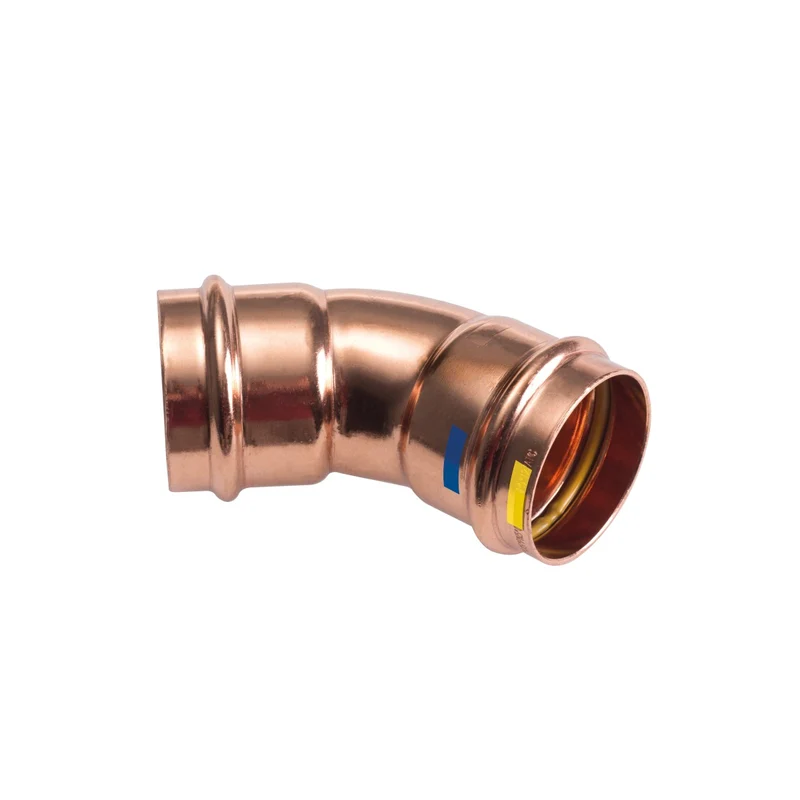Curva A 45° Femmina/Femmina In Rame A Pressare 28 X 28 Mm