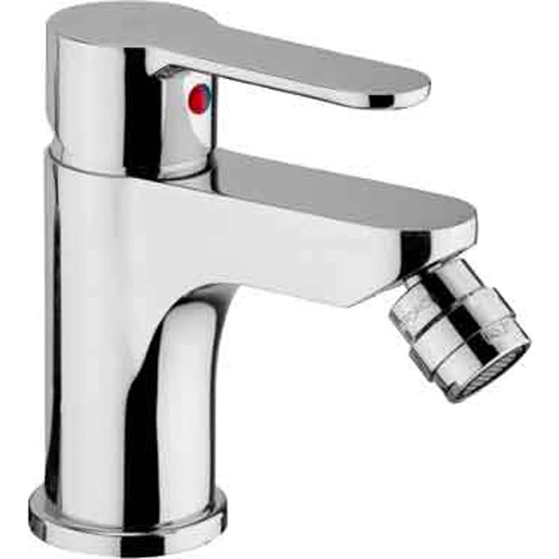 Miscelatore Bidet Blu Scarico Aut. 1" 1/4 Flex Inox Cromo