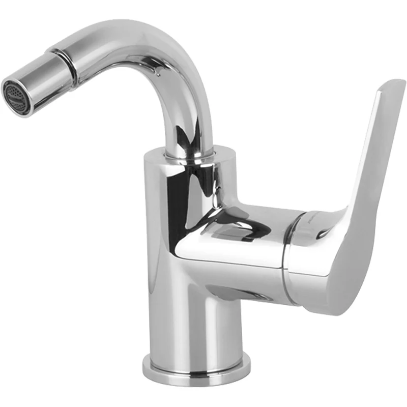 Miscelatore Bidet A Ponte "Serie 4" Con Leva Chiusa Cromo + Piletta 1"1/4