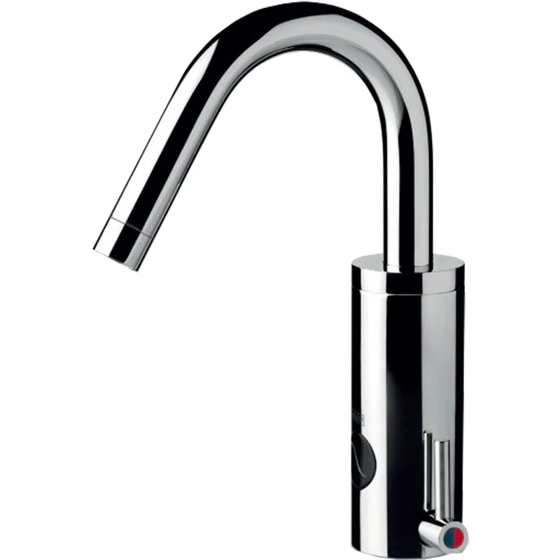 Miscelatore A Fotocellula Per Lavabo Con Canna Alta Arco Plus Corrente 220V