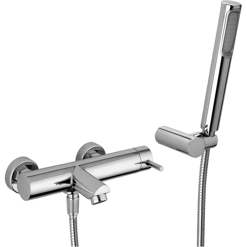 Miscelatore Vasca Con Set Doccia Stick Cromo