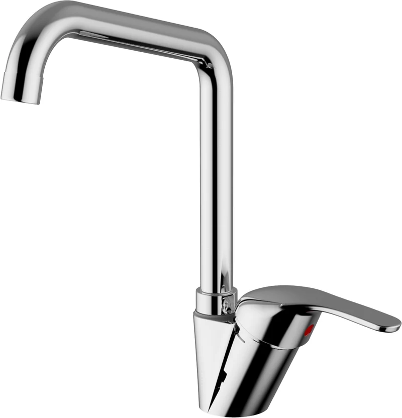 Miscelatore Lavello T-One A Canna Alta Cromo