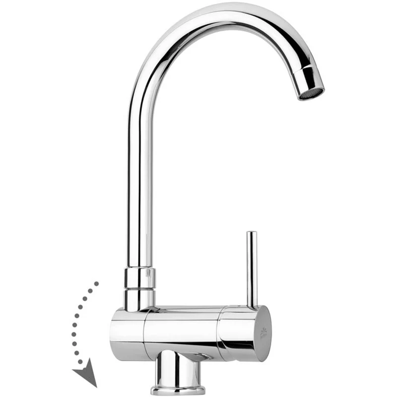 Miscelatore Lavello Monoforo Sottofinestra Stick Cromo