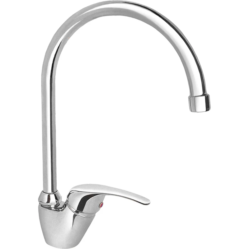 Miscelatore Lavello Messico Canna Ad U Cromo