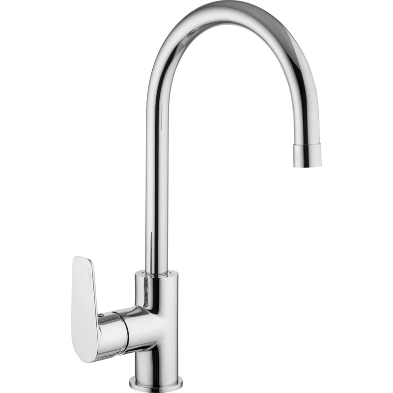 Miscelatore Lavello Lime Canna Orientabile Cromo