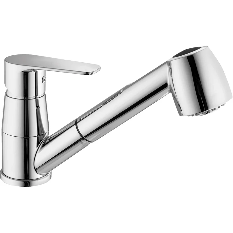 Miscelatore Lavello Lime Con Doccia Estraibile Cromo