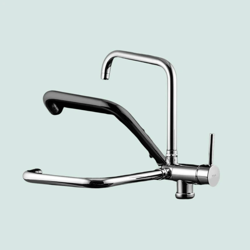 Miscelatore Lavello Canna Reclinabile Cromo