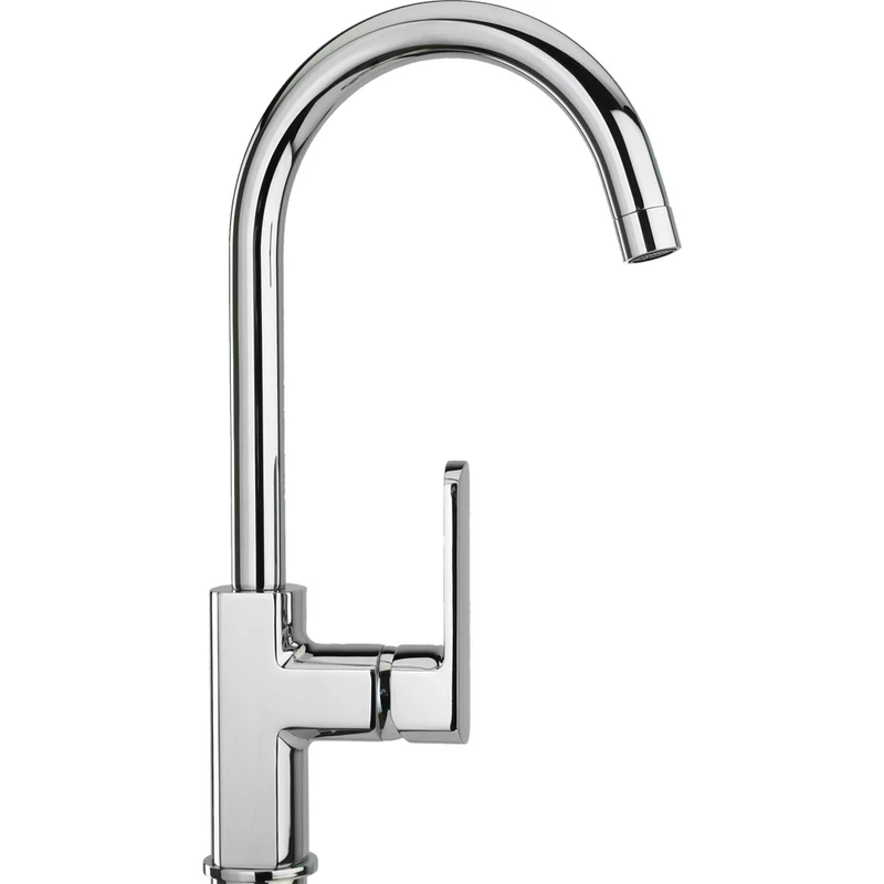 Miscelatore Lavello Bocca Alta 'Stile' Cromo