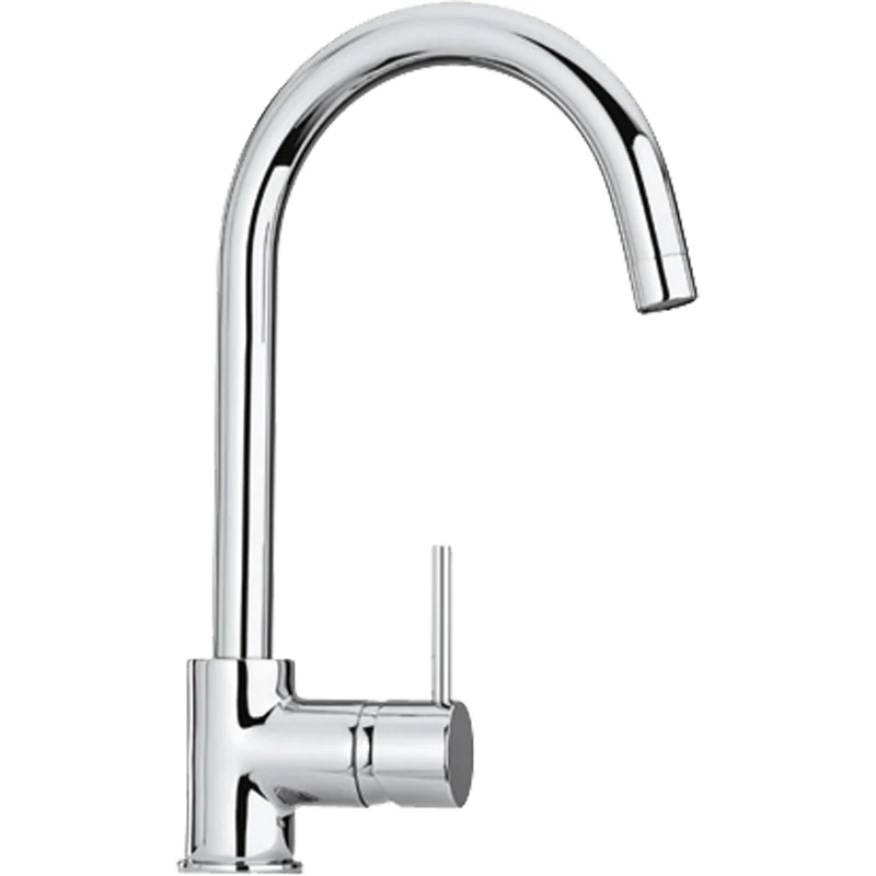 Miscelatore Lavello Bocca Alta 'New Disco' Cromo