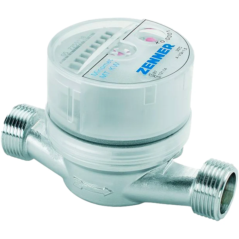 Contatore A Secco Getto Unico Completo Di Codoli 3/4"