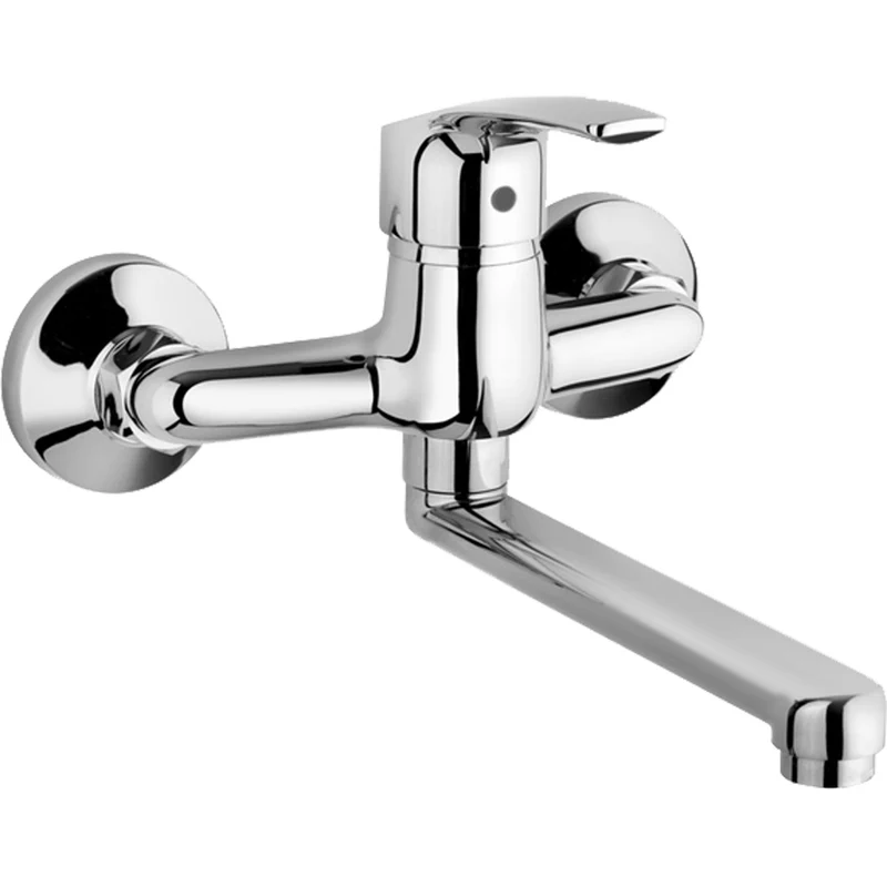 Miscelatore Lavello A Muro 'New Berry' Cromo