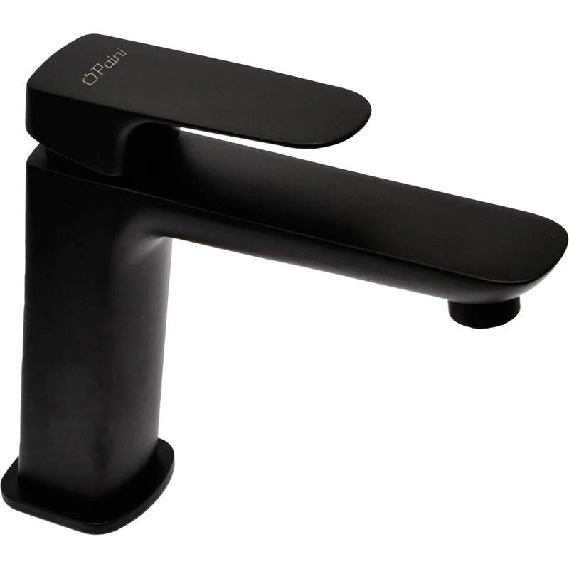 Miscelatore Lavabo Medio "Nove" Nero Opaco