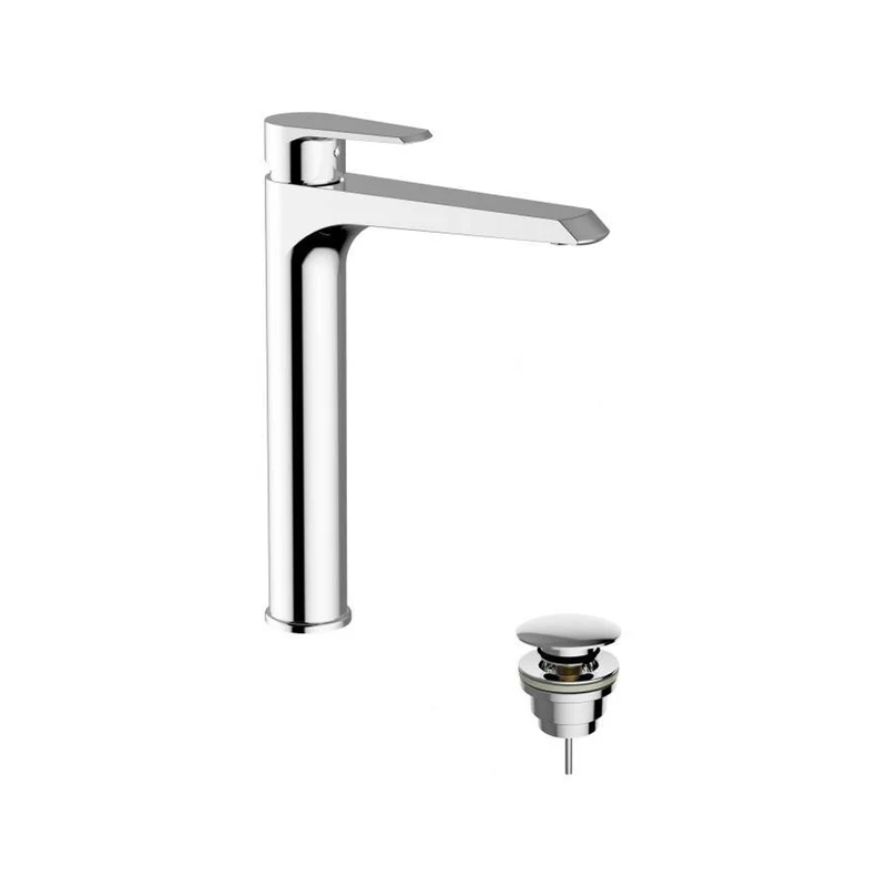 Miscelatore Lavabo Alto Velvet C/Scarico Click Clack