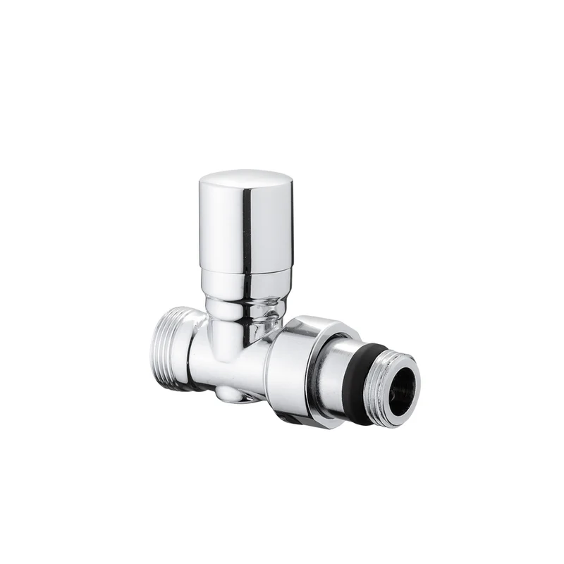 Detentore Micrometrico Diritto Attacco Rame, Multistrato E Pe-X "Aida" Cromo 1/2" - 24X1,5