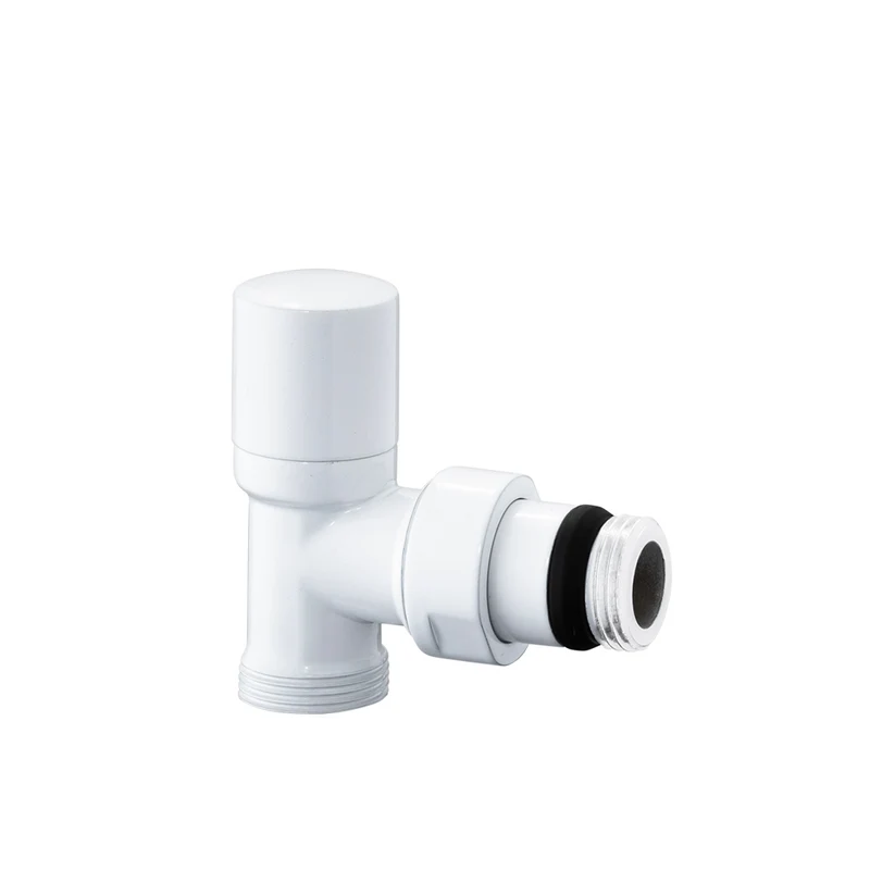Detentore Micrometrico A Squadra Attacco Rame, Multistrato E Pe-X "Aida" Bianco 3/8" - 24X1,5