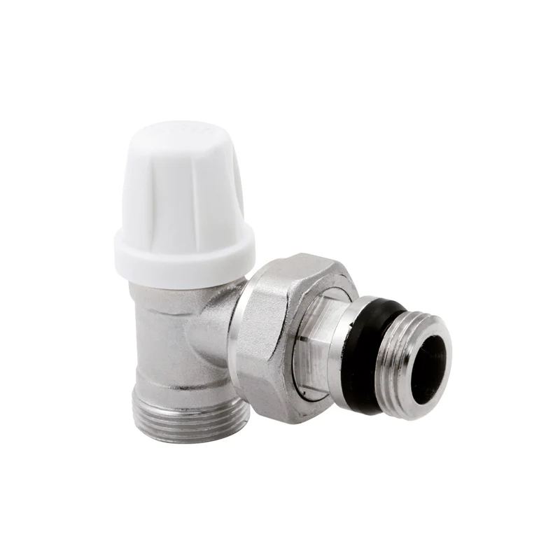 Detentore A Squadra Micrometrico Attacco Per Tubo Rame, Multistrato E Pe-X "Tulipano" Icma 1/2" X 1/2"