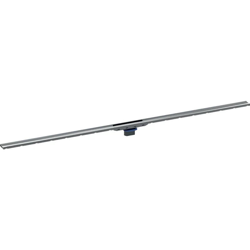 Canalina Doccia "Cleanline80" Nero Cromato Spazzolato L. 30-130 Cm