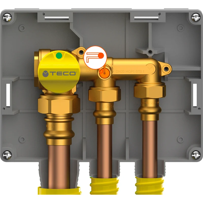 Collettore Gas Mono Intercettazione Due Vie K 2.3 Tc 1" - Tc 3/4" Dn20