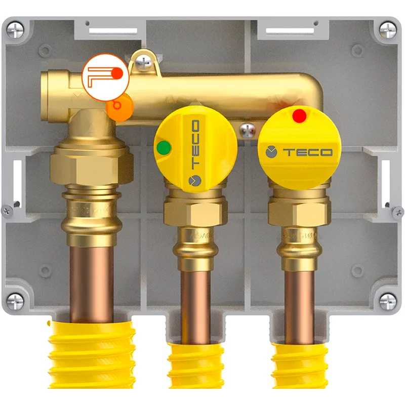 Collettore Gas Multi-Intercettazione Due Vie K 2.2 Teco 1" X 3/4"
