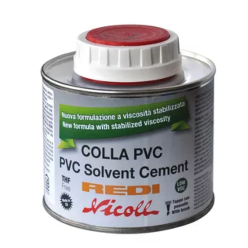 Colla Per Pvc In Barattolo Con Pennello "Nicoll" 250 Ml