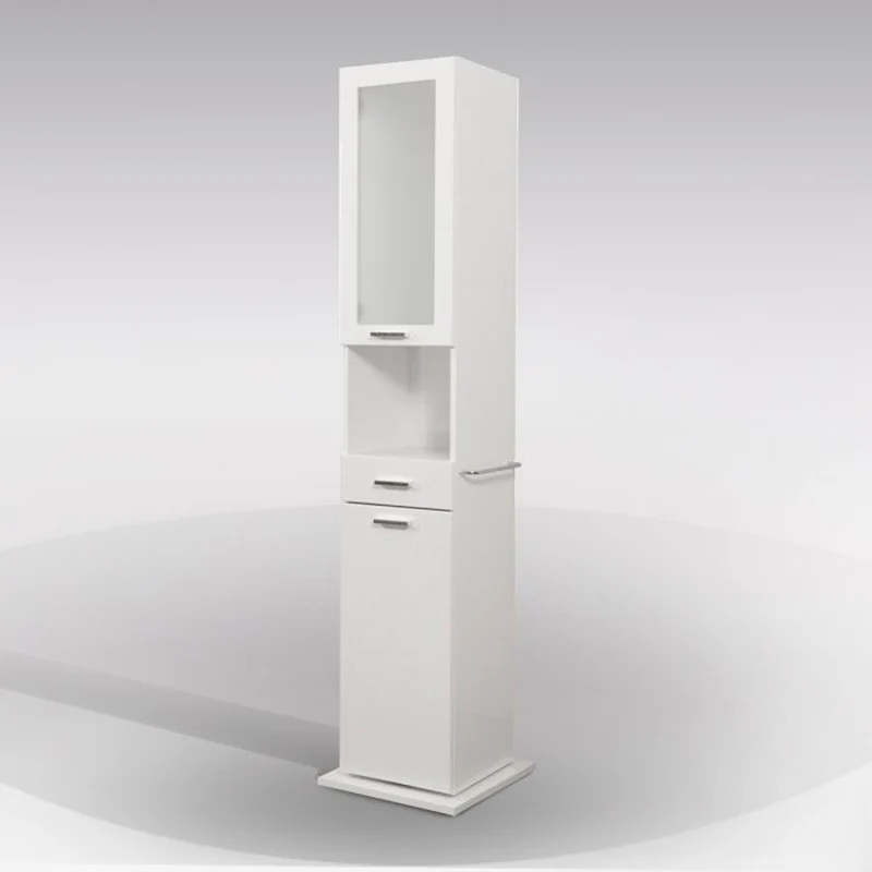 Colonna Da Bagno Girevole Rigo Con Specchio L.43Xh.191Xp.43 Ante Dx