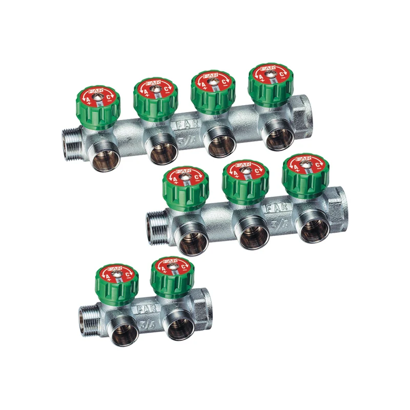 Collettore Multi Far Interasse 45 Mm 3/4" - 2 Vie