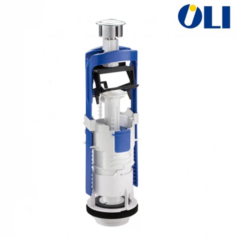 Batteria Valvola Doppio Scarico Ad Azionamento Meccanico Deco Dual Pulsante Cromo Lucido