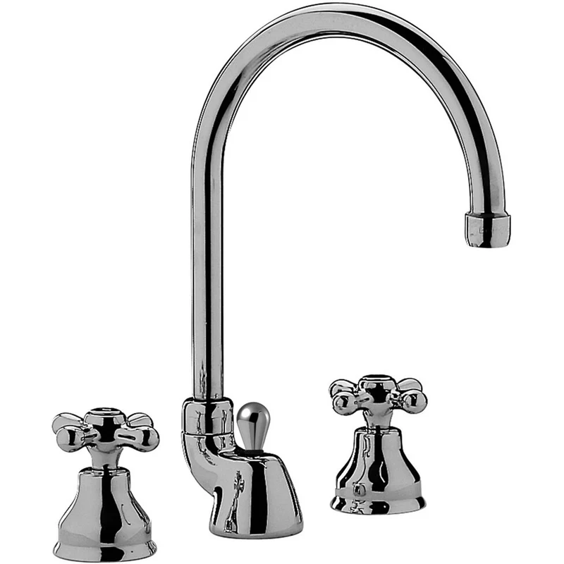 Batteria Lavabo Bocca Alta Iris Bronzo