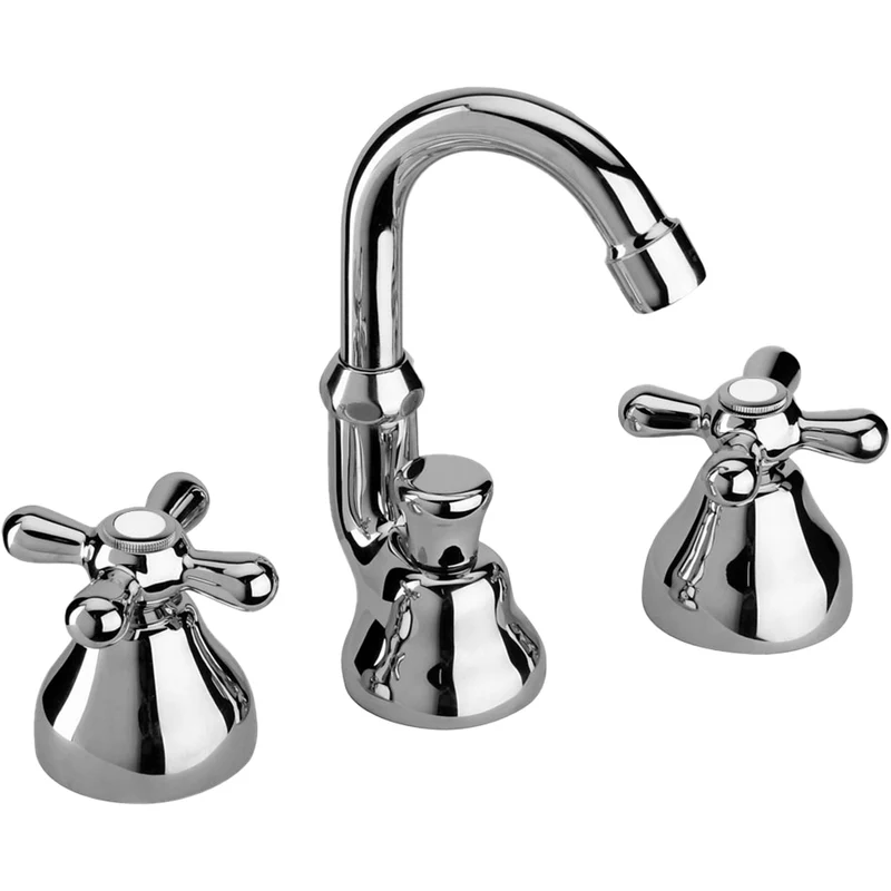 Batteria Bidet Bocca Alta 'Liberty' Cromo
