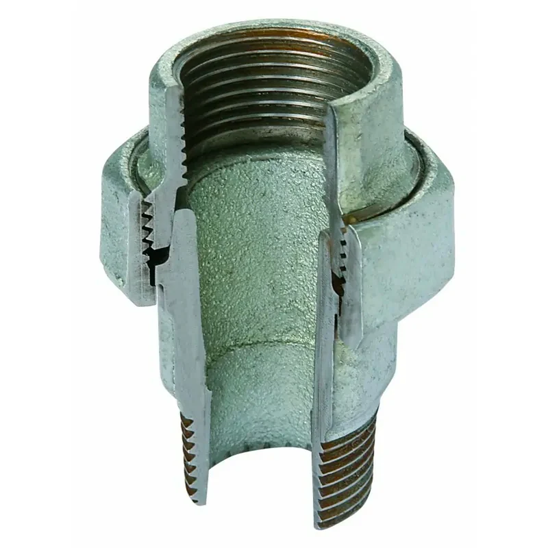 Bocchettone Conico Mf In Ghisa Zincata 1"1/2