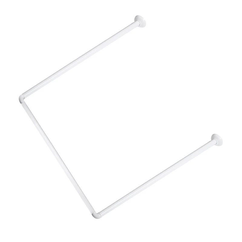 Asta Doccia Ideal Bianco 3 Lati 90X90X90 Cm