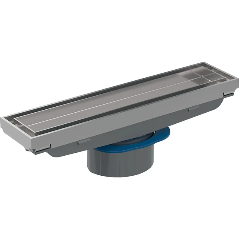 Canalina Doccia "Cleanline Piastrellabile" Personalizzabile / Acciaio Inox Spazzolato