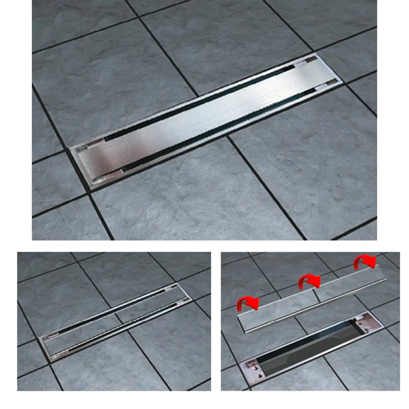 Canalina Doccia "Canalissima" Cm 70 Griglia Inox-Abs