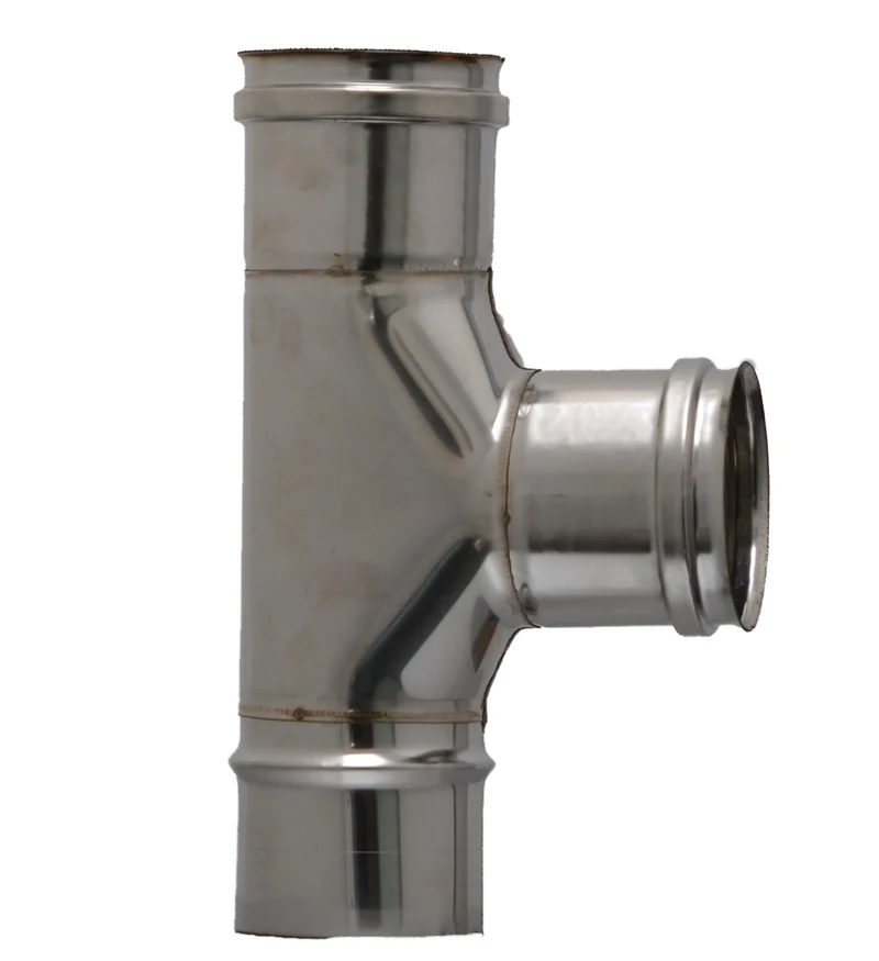 raccordo a t 90° per canne fumarie mff m/f/f ø 80 mm