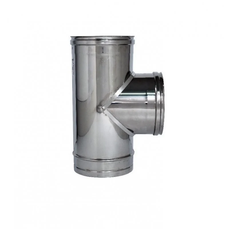 raccordo a t 90° per canne fumarie ø 100 mm