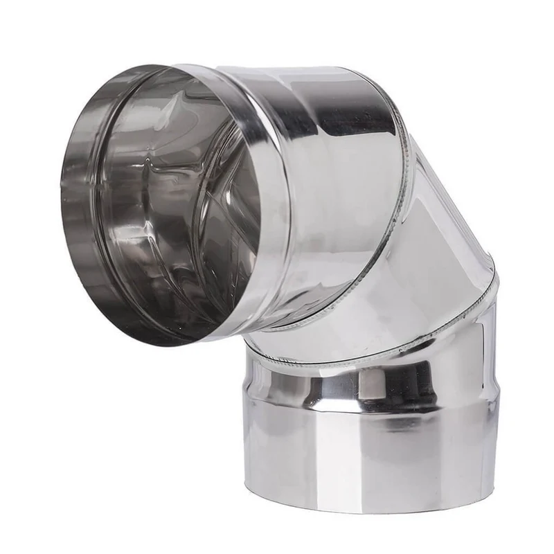 gomito a 90° per canne fumarie ø 180 mm