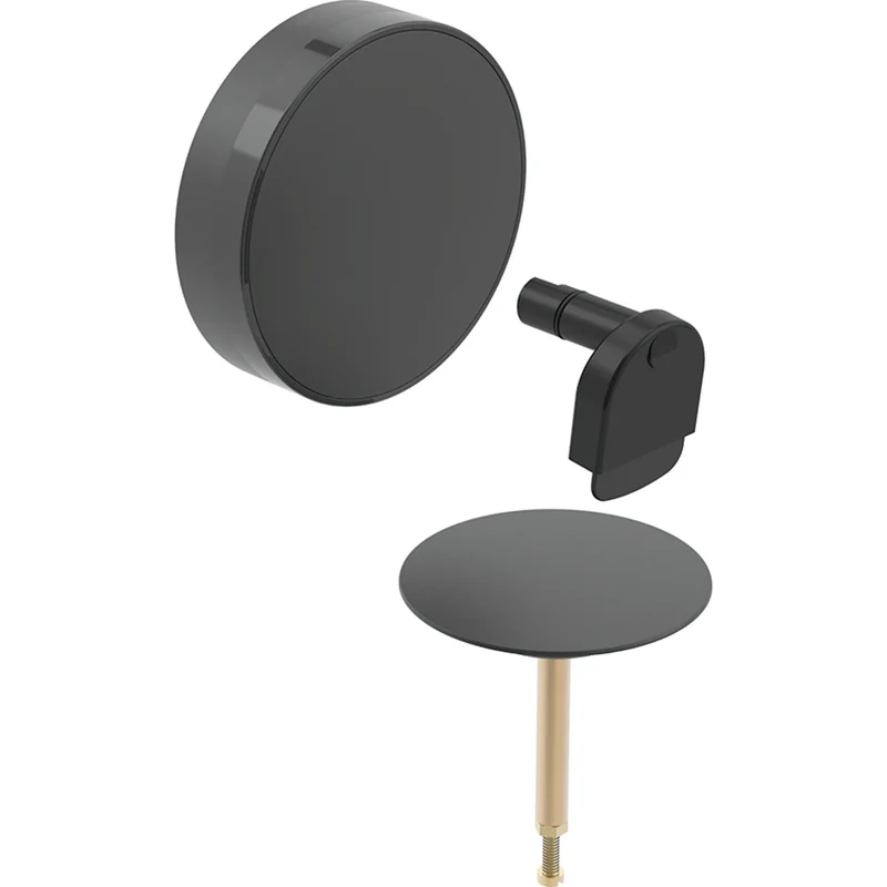Accessori Di Completamento Geberit Split Ø52 Per Sifone Codice 50348 Nero Satinato