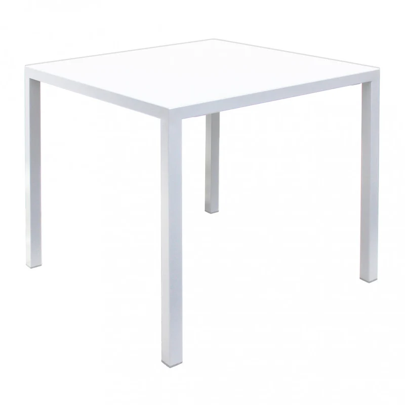 1893 Tavolo Autolivellante 80 X 80 Bianco