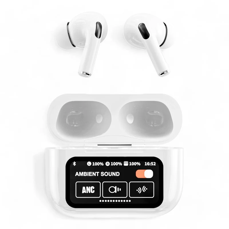 Auricolari cuffie wireless smart display ls-j90 bluetooth