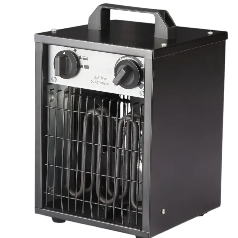 Generatore di aria calda elettrico 3,3 kW portatile per riscaldamento ambiente larghezza 38 cm altezza 44 cm